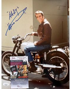 Henry Winkler #14 Happy Days 11x14 w/ JSA COA