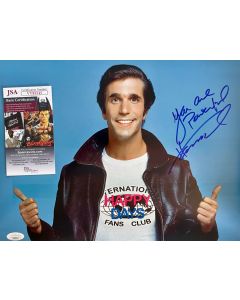 Henry Winkler #15 Happy Days 11x14 w/ JSA COA