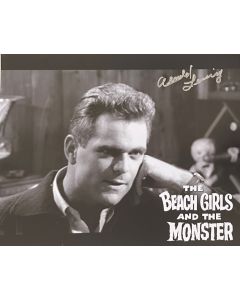 Arnold Lessing Beach Girls & The Monster 1965 Autographed 8X10 photo