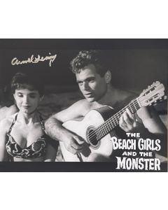 Arnold Lessing Beach Girls & The Monster 1965 signed 8X10 photo #2