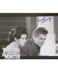 Arnold Lessing The Beach Girls & The Monster Autographed 8X10 photo #5