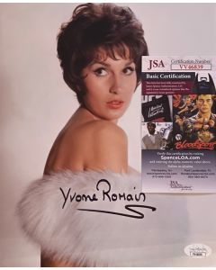 Yvonne Romain Original Autographed 8x10 photo w/JSA COA