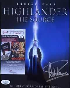 Adrian Paul Highlander Signed 8x10 Photo w/JSA COA #2