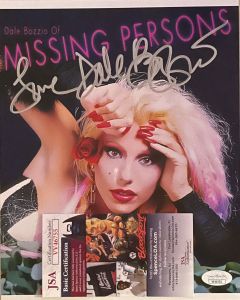 Dale Bozzio Missing Persons Signed 8X10 Photo w/JSA COA #2