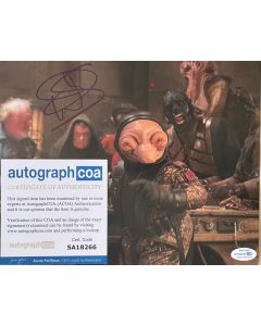 Warwick Davis S Wars Original Autographed 8X10 w/Autograph COA