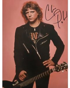 Chris Poland MEGADETH Original signed 8x10 Photo #2