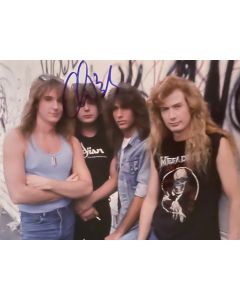 Chuck Behler MEGADETH Original Signed 8X10 Photo
