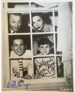Billy Gray & Lauren Chapin Father Knows Best Original Autographed 8X10 photo