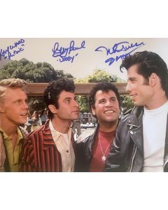 Barry Pearl, Kelly Ward, Michael Tucci T-BIRDS Grease Original signed 8X10 #2