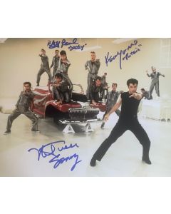 Barry Pearl, Kelly Ward, Michael Tucci T-BIRDS Grease Original signed 8X10 #5