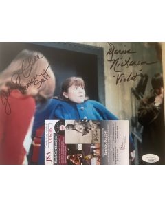 Denise Nickerson & Julie Dawn Cole WONKA Original Autograph 8x10 w/JSA COA