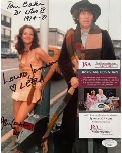Tom Baker/Louise Jameson/John Leeson Dr. Who Original 8X10 Autographed w/JSA #2