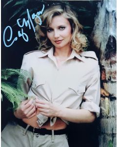 Cindy Morgan BRING 'EM BACK ALIVE Original Signed 8X10 Photo #11
