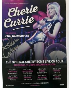 Cherie Currie THE RUNAWAYS Original Autographed 8X10 Photo #8
