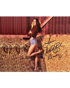 Catherine Bach Dukes of Hazzard Original 8x10 Signed Photo #24