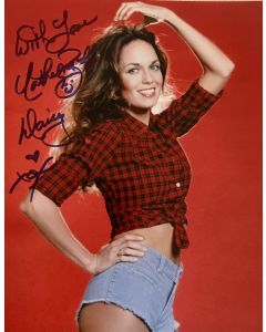 Catherine Bach Dukes of Hazzard Original 8x10 Signed Photo #41