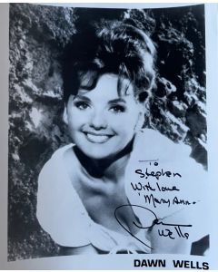 Dawn Wells Gilligan's Island Original Signed 8x10 Personalized to Stephen #37