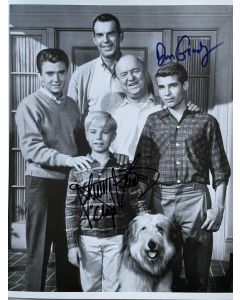 MY THREE SONS Don Grady & Stanley Livingston Original signed 8X10 Photo
