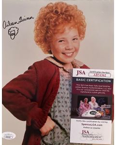 Aileen Quinn Annie Original Signed 8X10 photo w/jSA COA