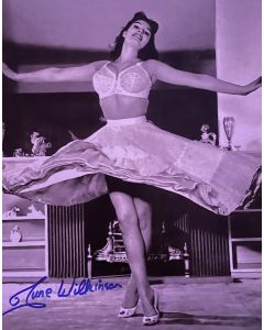 June Wilkinson RIP Original Autographed 8X10 Photo #28