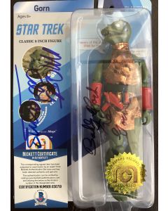 Star Trek Gorn Mego 8 inch Limited Edition Action Figure signed by Bobby Clark and Marty Abrams w/Beckett COA