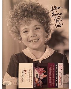 Aileen Quinn Annie Original Signed 8X10 photo w/jSA COA #2