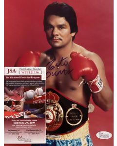 Roberto Duran Professional boxer Original Autographed 8x10 w/JSA COA
