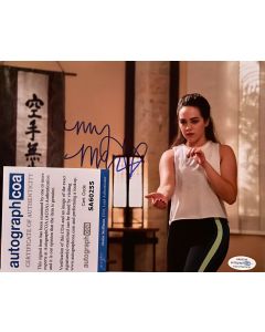 Mary Mouser COBRA KAI Original Autograph 8x10 w/ACOA