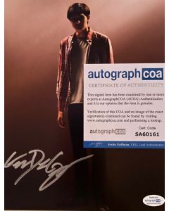 Gianni DeCenzo COBRA KAI Original Autograph 8x10 w/ACOA