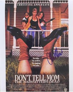 Christina Applegate Don't Tell Mom The Babysitters Dead Original 8x10 Signed #19