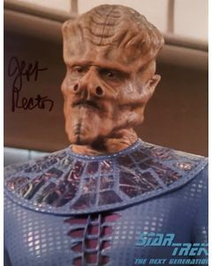 Jeff Rector Star TREK Original Autographed 8x10 Photo