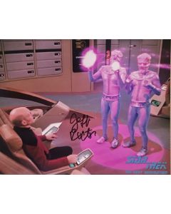 Jeff Rector Star TREK Original Autographed 8x10 Photo #3
