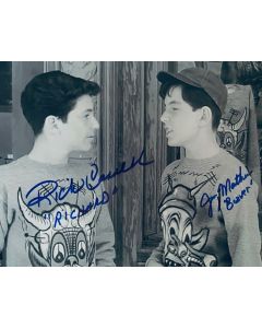 Jerry Mathers & Rich Correll Leave it to Beaver Original Autographed 8X10 Photo