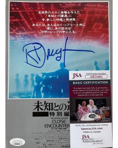 Richard Dreyfuss Close Encounters Asian 7x10 Original signed w/JSA COA #5