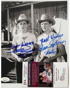 Disney Tim Considine (RIP) & David Stollery signed in person 8x10 w/JSA COA