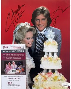 Charlene Tilton & Leigh McCloskey Autographed 8x10 w/JSA COA