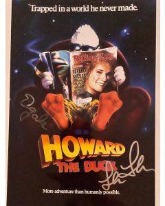 Lea Thompson & Ed Gale Howard the Duck 1986 Original signed 8X10 Photo #4