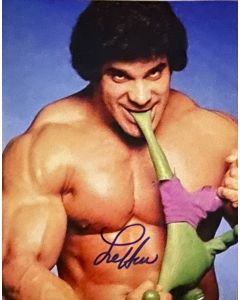 Lou Ferrigno Hercules Original Signed 8X10 Photo #49