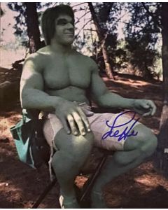 Lou Ferrigno Hercules Original Signed 8X10 Photo #53