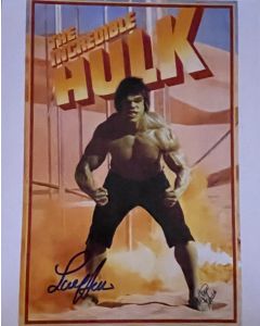 Lou Ferrigno Hercules Original Signed 8X10 Photo #54