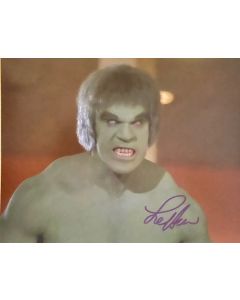 Lou Ferrigno Hercules Original Signed 8X10 Photo #68