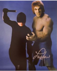 Lou Ferrigno Hercules Original Signed 8X10 Photo #72