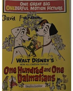 David Frankham Disney 101 Dalmatians Original autographed 8X10 #13