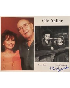 Beverly Washburn Old Yeller Original Signed 8X10 photo #47