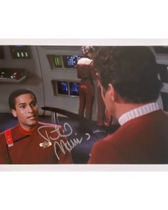 Phil Morris S TREK Original Autographed 8X10 Photo #8