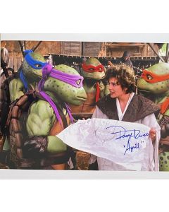 Paige Turco TEENAGE MUTANT NINJA TURTLES 2 Original signed 8X10 Photo #12