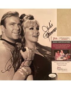 William Shatner & Julie Newmar Star Trek TOS Original Signed 8X10 w/JSA COA