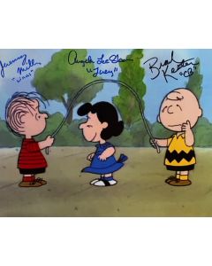 Jeremy Miller, Brad Keston & Angela Sloan Charlie Brown Original Signed 8X10