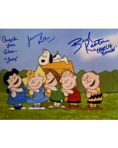 Jeremy Miller, Brad Keston & Angela Sloan Charlie Brown Original Signed 8X10 #2