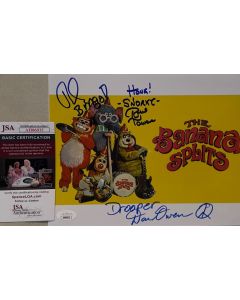 BANANA SPLITS Cast of 3 Original Autographed 8X10 Photo w/JSA COA